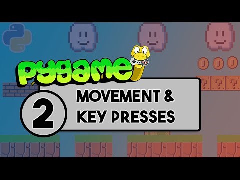 Pygame Tutorial - Part 2 - Movement with Key-Press