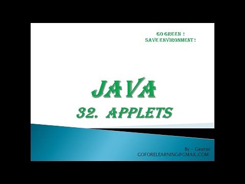 JAVA APPLETS