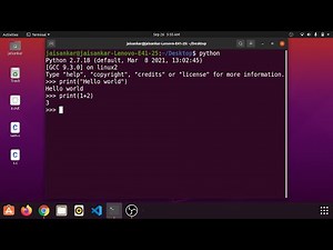 How to run Python program on Ubuntu Terminal?