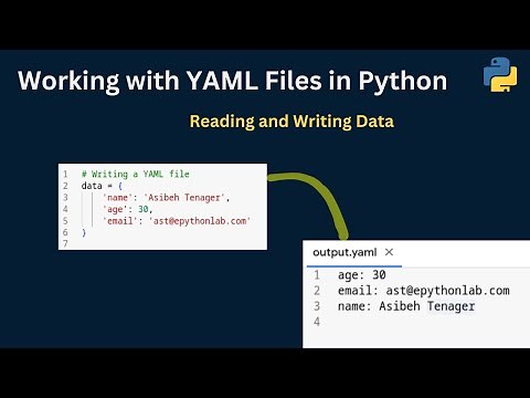 Working with YAML Files in Python: Reading and Writing Data