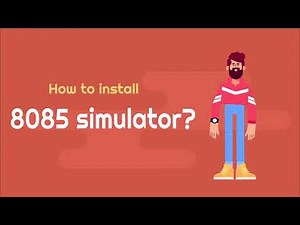 How to install 8085 simulator for microprocessor