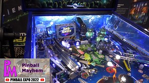 Alien - gameplay Expo 2022 - playfield views - Pinball Brothers