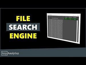 File Search Engine | Project for Python Portfolio with GUI | PySimpleGUI