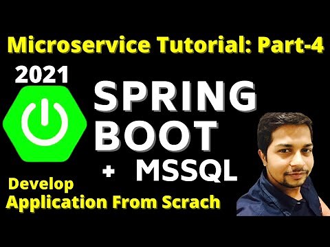 spring boot with sql server | spring boot application | microservice tutorial : part 4