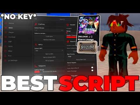 [🚩BEST] Bizarre Lineage Script – *NO KEY* Dupe, Autofarm, Auto Raid, Items Farm!