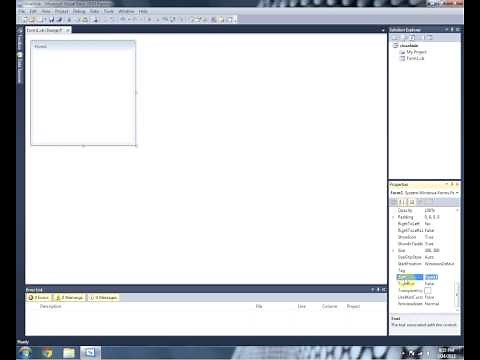 How to Hide the Close Button in VB 2010