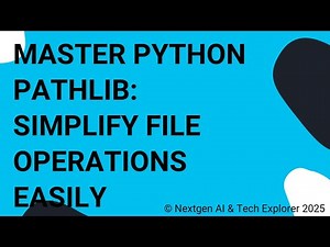 Master Python Pathlib Simplify File Operations Easily