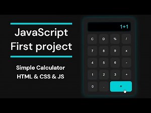 💡 Build a Stylish Calculator with HTML, CSS & JavaScript | Step-by-Step Tutorial for Beginners!