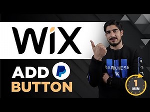 How To Add Paypal Button To Wix Website 2025 | Wix Paypal Button | Paypal Button Wix