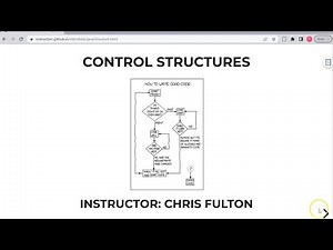 Control Structures: Overview of Sequence, Selection and Looping