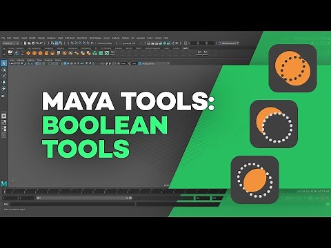 Maya's Boolean Tools Explained in Depth