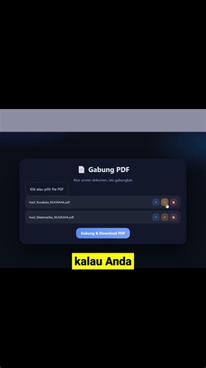 TIDAK PERLU INTERNET BUAT GABUNG PDF!!! Pakai Aplikasi HTML CSS Javascript Ini!! #pdf #caragabungpdf