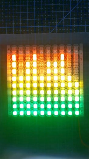 RGB LED Music Visualizer 🔥 Real-Time Sound Spectrum with Arduino! #arduino #electronic