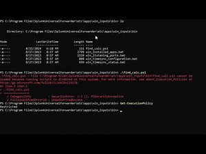 Using PowerShell Scripted Inputs to Collect Windows Data in Splunk