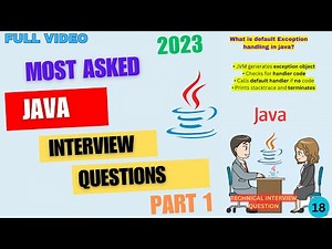 18 Most asked Core JAVA Interview Questions | PART 1| Freshers and Experienced | java tutorial