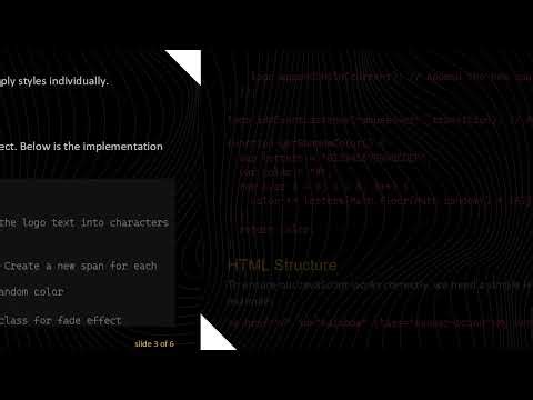 Creating a Colorful Logo Effect on Hover with Vanilla JavaScript