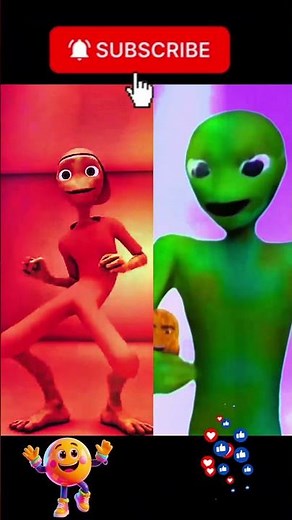 Alien Dance Vibes 👽✨ | Funny Space Moves #AlienDance #GalacticVibes #alienremix #greenalien