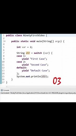 "yield" KeyWord - Switch Statement - JAVA.