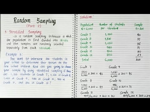 Statistics & Probability | RANDOM SAMPLING Step-By-Step (Part 2) | Grade 11 ‪@MathTeacherGelo‬