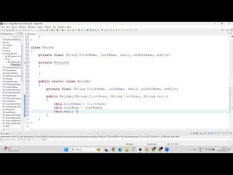 Design Patterns in Java | Builder Design Pattern | TechidZ | By Srinivas