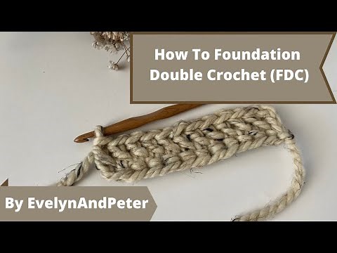How To Work A Foundation Double Crochet Stitch (FDC)- Beginner Crochet