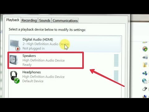 How To Fix Speaker Problem Solve | Speaker Sound Not Working | In Computer | Pc