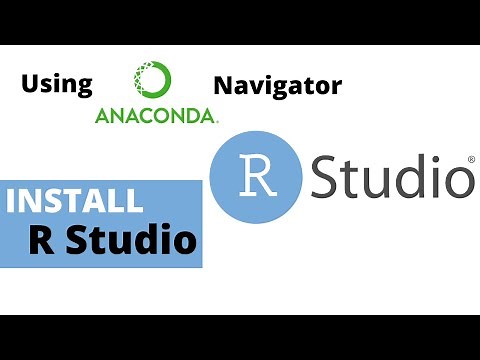 How to Install R Studio in Anaconda Navigator | Windows 10 | (2020)