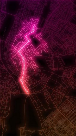 A* (A-Star) Pathfinding Algorithm finds the shortest route on a map ✨ #math #simulation #pathfinder