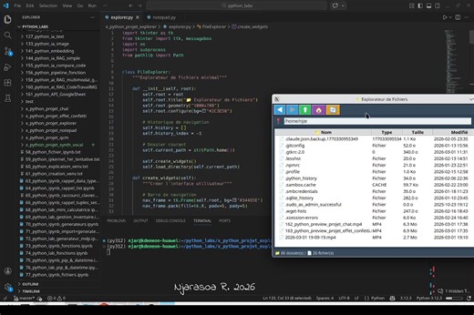 Mini projet Python, code source présent dans la formation. Vidéo explicative à venir https://fb.watch/FAok7nmn0x/ | Partage, Conseil, Coaching - mg