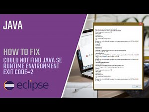 How to Fix Could not Find Java SE Runtime Environment - exit code=2 [Java]