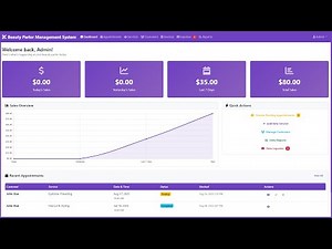 Beauty Salon Management System in PHP MySQL Project - Full Demo + Source Code