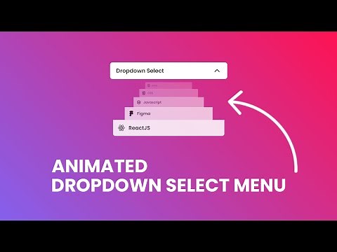 Custom Dropdown Select Menu using HTML CSS and Javascript | Animated Dropdown Menu CSS