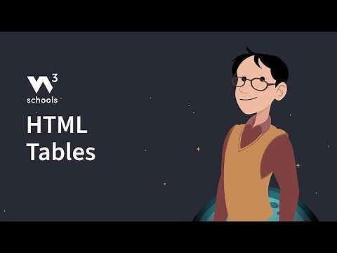HTML - Tables - W3Schools.com