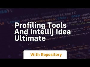 Profiling tools and intellij idea ultimate