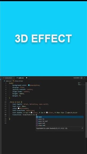 😱 That Looks Impossible 😱 #coding #shorts #css😱