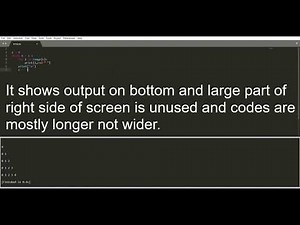 sublime text show output on right