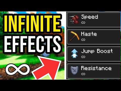 How To Get INFINITE Potion EFFECTS in Minecraft Bedrock & Java!