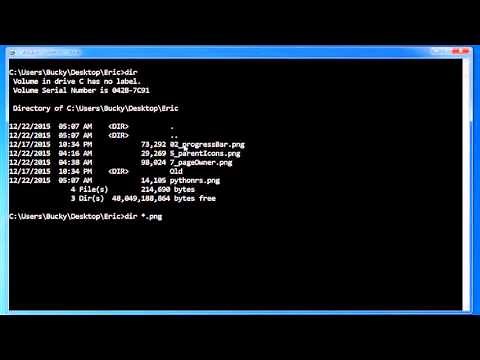 Windows Command Line Tutorial - 3 - Opening Files and History