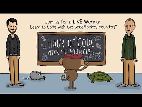 Coding Adventure || Live Coding Class with the CodeMonkey Founders || 2021 Hour of Code Event
