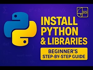 How to Install Python & Libraries | Beginner’s Guide | Art of Mathematics with HS