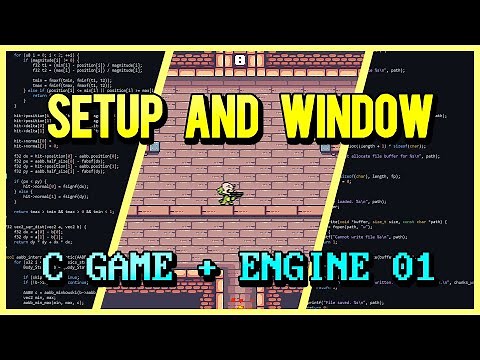 How to make a GAME ENGINE | SDL2 Setup and Window | C Game + Engine From Scratch 01