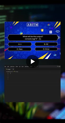 JavaScript Surprise: 5 - 2 Output | ABITM posted on the topic | LinkedIn