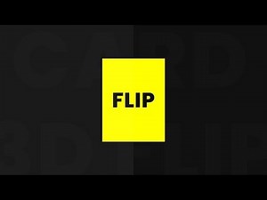 CSS 3D Flip Card Hover Effects | Beginners