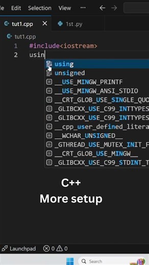 Python writes faster 🐍C++ runs faster ⚡Which one do you prefer?#python #cpp #coding #programming