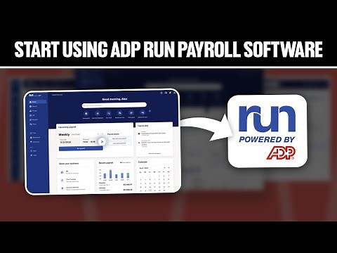 How To Start Using ADP Run Payroll Software ! (Full Tutorial)