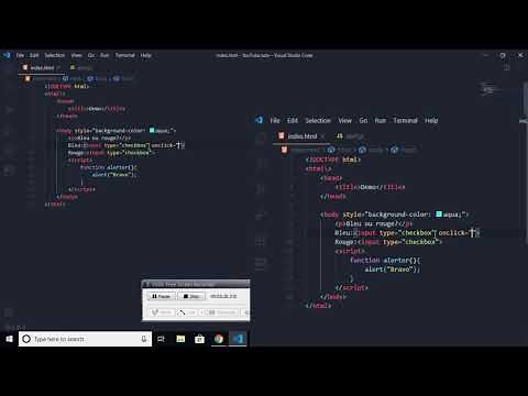 Comment faire une alerte dans Javascript, Html | version française