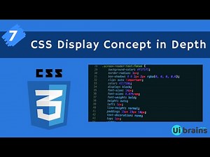 07 CSS Display Property | css tutorial for beginners | Ui Brains | NAVEEN SAGGAM