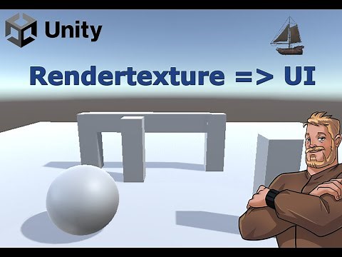 Unity3d Fast Tips - How To Put 3D Objects In Your Game UI Fast with Rendertexture