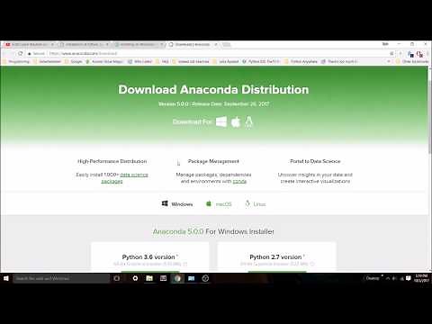 How to Install sklearn, numpy, & scipy with Anaconda on Windows 10 64-bit