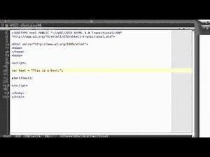 JavaScript - 21. Alert box and special characters